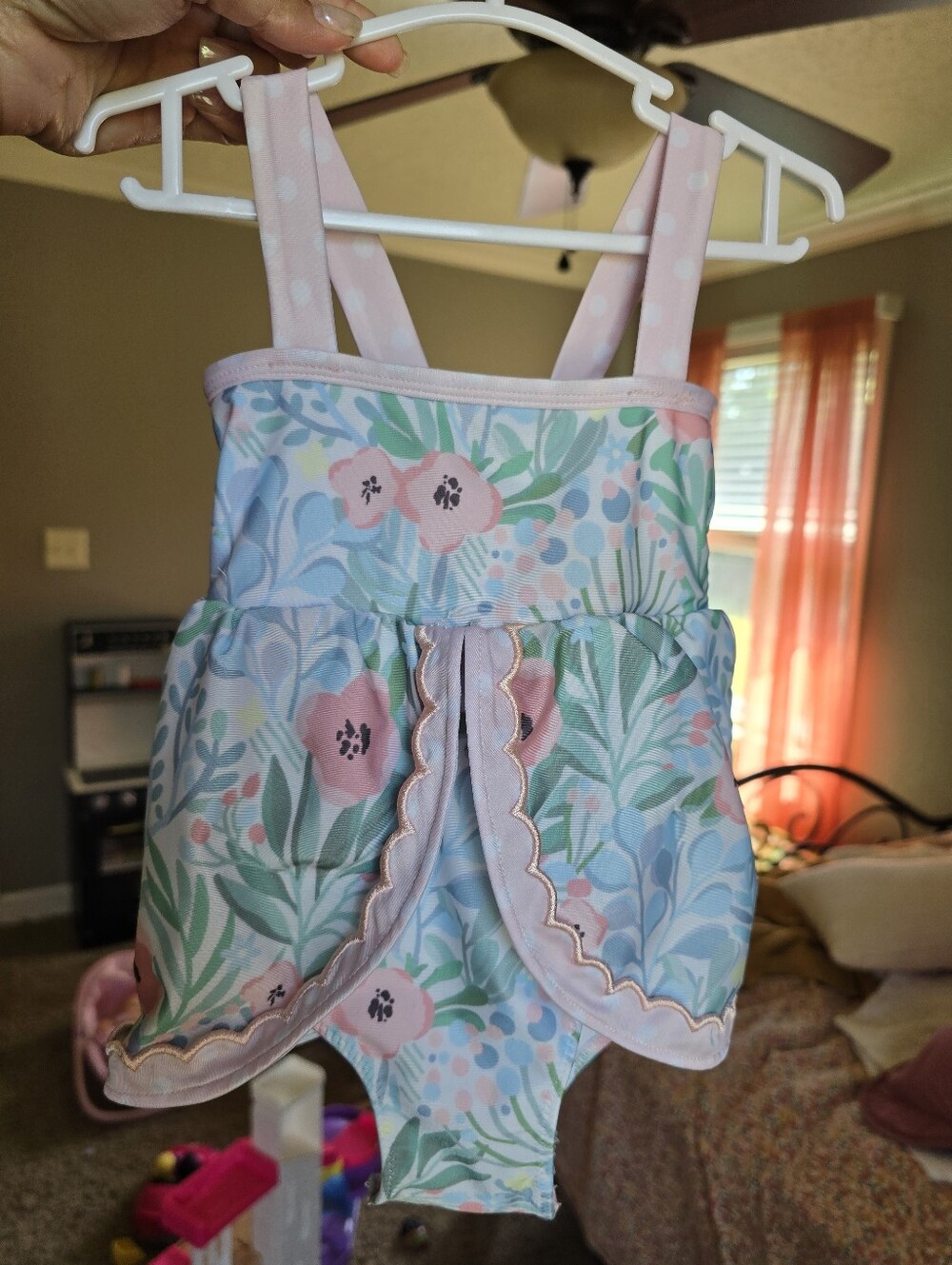 Toddler Girl Swimsuit BUSY BEE SMOCKS